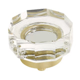 Schaub City Lights - 1 3/4" Diameter Large Multi-Sided Glass Knob