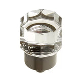 Schaub City Lights - 1 1/8" Diameter Round Multi-Sided Glass Knob