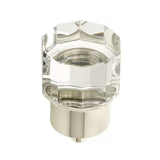 Schaub City Lights - 1 1/8" Diameter Round Multi-Sided Glass Knob