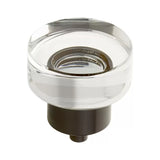Schaub City Lights - 1 3/8" Diameter Round Disc Glass Knob