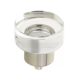 Schaub City Lights - 1 3/8" Diameter Round Disc Glass Knob