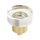 Schaub City Lights - 1 3/8" Diameter Round Disc Glass Knob