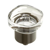 Schaub City Lights - 1 1/4" Soft Square Glass Knob
