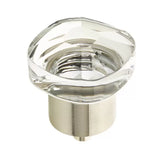 Schaub City Lights - 1 1/4" Soft Square Glass Knob