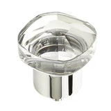 Schaub City Lights - 1 1/4" Soft Square Glass Knob