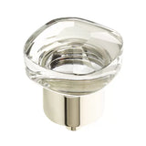 Schaub City Lights - 1 1/4" Soft Square Glass Knob