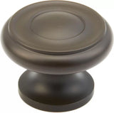 Schaub Traditional - Stepped Round Knob - 1-1/4"dia