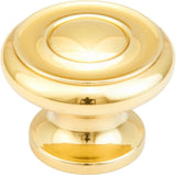 Schaub Traditional / Colonial - Stepped Round Knob - 1-1/2" dia