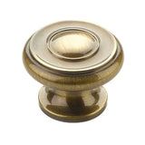 Schaub Traditional / Colonial - Stepped Round Knob - 1-1/2" dia