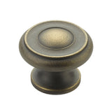 Schaub Traditional / Colonial - Stepped Round Knob - 1-1/2" dia