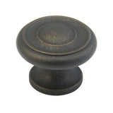 Schaub Traditional / Colonial - Stepped Round Knob - 1-1/2" dia