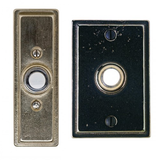 Rocky Mountain Stepped Door Bell Button EW308 Stepped 1 1/2" x 4 1/2"