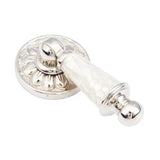 Schaub Tiger Penshell - Brass Pendant Pull with Penshell Inlay in Estate Dover