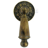 Schaub Tiger Penshell - Brass Pendant Pull with Penshell Inlay in Estate Dover