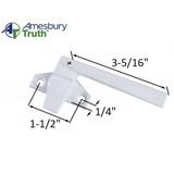 Truth 25 Series Cam Lock 1-1/2 Handle Offset Base RH , Snow White