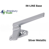 Truth 25 Series Cam Lock 1-1/2 Handle IN-LINE Base RH , Silver Metallic
