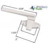 Truth 25 Series Cam Lock 1-1/2 Handle IN-LINE Base LH ,Snow White
