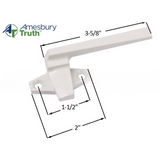 Truth 25 Series Cam Lock 1-1/2 Handle IN-LINE Base RH , White