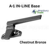 Truth 25 Series Cam Lock Handle A-1 IN-LINE Base RH ,Chestnut Bronze