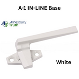 Truth 25 Series Cam Lock Handle A-1 IN-LINE Base RH , White