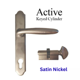 Hoppe Active Verona Handle Set, M151/374N - Satin Nickel , 2714269