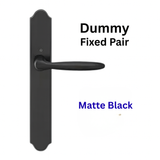 Hoppe Verona Dummy Handle Set M151/374N, Matte Black - 3646309