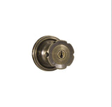 WESLOCK 00640EAEASL23 ELEGANTI ENTRY LOCK WITH ADJUSTABLE BACKSET AND FULL LIP STRIKE ANTIQUE BRASS