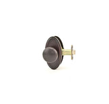 WESLOCK IMPRESA OVAL PASSAGE LOCK W/ ADJUSTABLE BACKSET & FULL LIP STRIKE OIL RUBBED BRONZE - 02700I1I1SL20