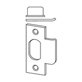 Schlage T Strike Plate with Dust Box