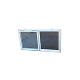 C-310-12 Aluminum Basement Window Insert, Dual Pane Glass