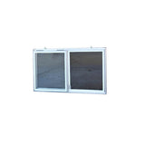 C-310-20 Aluminum Basement Window Insert, Dual Pane Glass