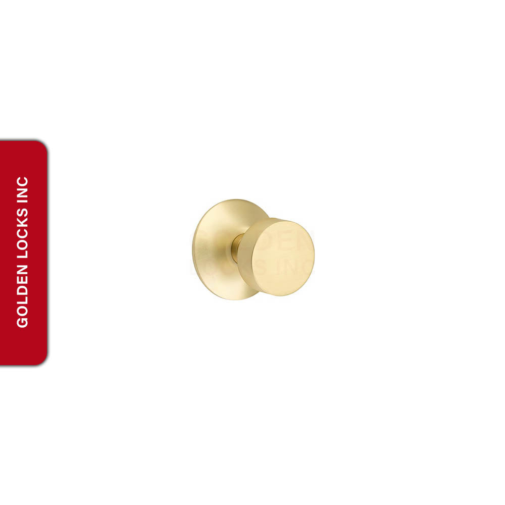 Emtek Modern Round Door Knob with Modern Rosette - E85