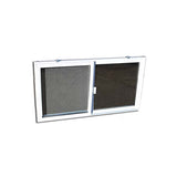 C-400-12 Vinyl Basement Window Insert, Dual Pane Glass