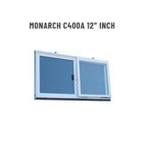 Monarch C-400a-12 Vinyl Basement Window Insert, Dual Pane Glass