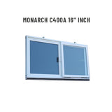 Monarch C-400a-16 Vinyl Basement Window Insert, Dual Pane Glass