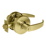 Sargent 28-10G04-LP-US4 10 Line Storeroom Lever Lock - 2-3/4" Backset, 4-7/8" Strike, L Rose, P Lever, US4/606 Satin Brass Finish