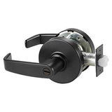 Sargent 28-10U65-LL-BSP 10 Line Lever Lock Privacy/Bathroom, L Rose, L Lever, BSP Black Suede Powder Coat