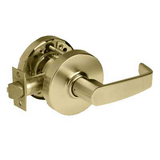 Sargent 28-10G15-3-LL-US4 10 Line Exit or Communicating Function Lever Lock, 2-3/4 Backset, 4-7/8 Strike, L Rose, L Lever, US4/606 Satin Brass Finish