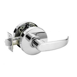 Sargent 28-10G15-3-LP-US26 10 Line Exit or Communicating Function Lever Lock, 2-3/4 Backset, 4-7/8 Strike, L Rose, P Lever, US26/625 Bright Chrome