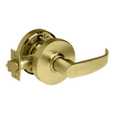 Sargent 28-10G15-3-LP-US4 10 Line Exit or Communicating Function Lever Lock, 2-3/4 Backset, 4-7/8 Strike, L Rose, P Lever, US4/606 Satin Brass Finish