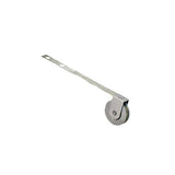 Straight Spring Tension Roller Assembly With 1 Inch Steel Wheel For Sliding Screen Door