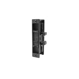 Non-Handed Latch, Pull & Strike For Sliding Screen Door - Black