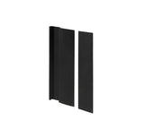 Aluminum Cover Plate And Pull Handle For Sliding Door - Black