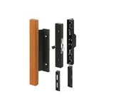 Handle Set - Sliding Patio Door, Extruded Aluminum / Diecast - Black