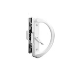 Handle Set - Sliding Patio Door, Diecast - Dual Claps - White
