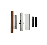 Blemished - Handle Set - Sliding Patio Door, Extruded Aluminum / Wood