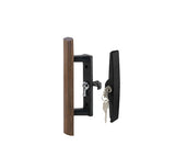 Keyed Handle Set - Sliding Patio Door, Internal Lock - Black