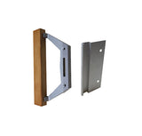Trimview Sliding Patio Door Handle Set, 3-1/2 H.C. - Alum