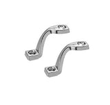 Handle Brackets, Pairs - Left And Right - Chrome
