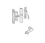 Handle Set, 3-15/16 Holes, Wood Doors - Aluminum